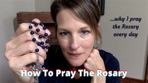 Sign of the Cross In the name of The Father, and The Son, and The Holy Spirit. . How to pray the rosary youtube